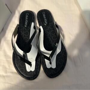 Calvin Klein Womens Flip Flop Sandals